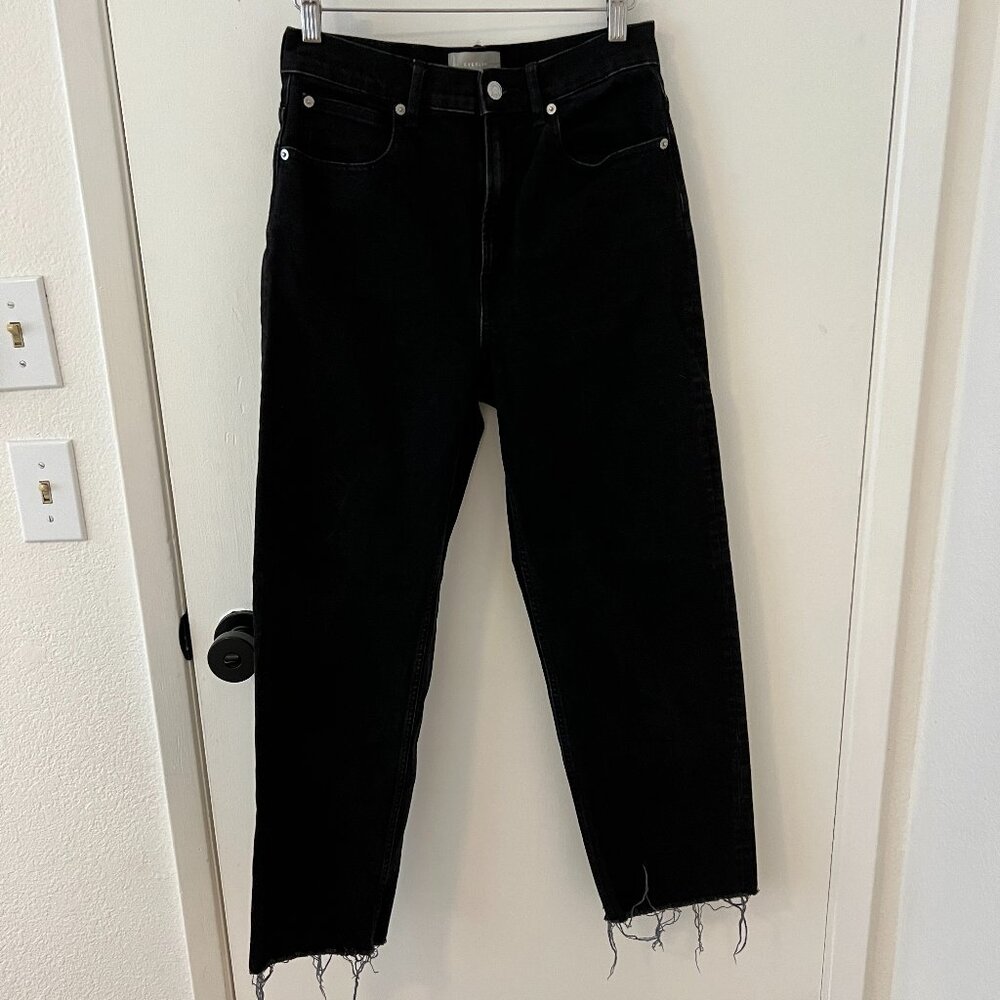 Everlane Black The Way High Jean Organic Cotton Size 27